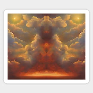 Glory Cloud with an Angel from The Windows of Heaven Sticker